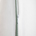 Lenjerie de pat dubla Conwallie, Homla, 3 piese, 160x200 cm, bumbac, alb/verde