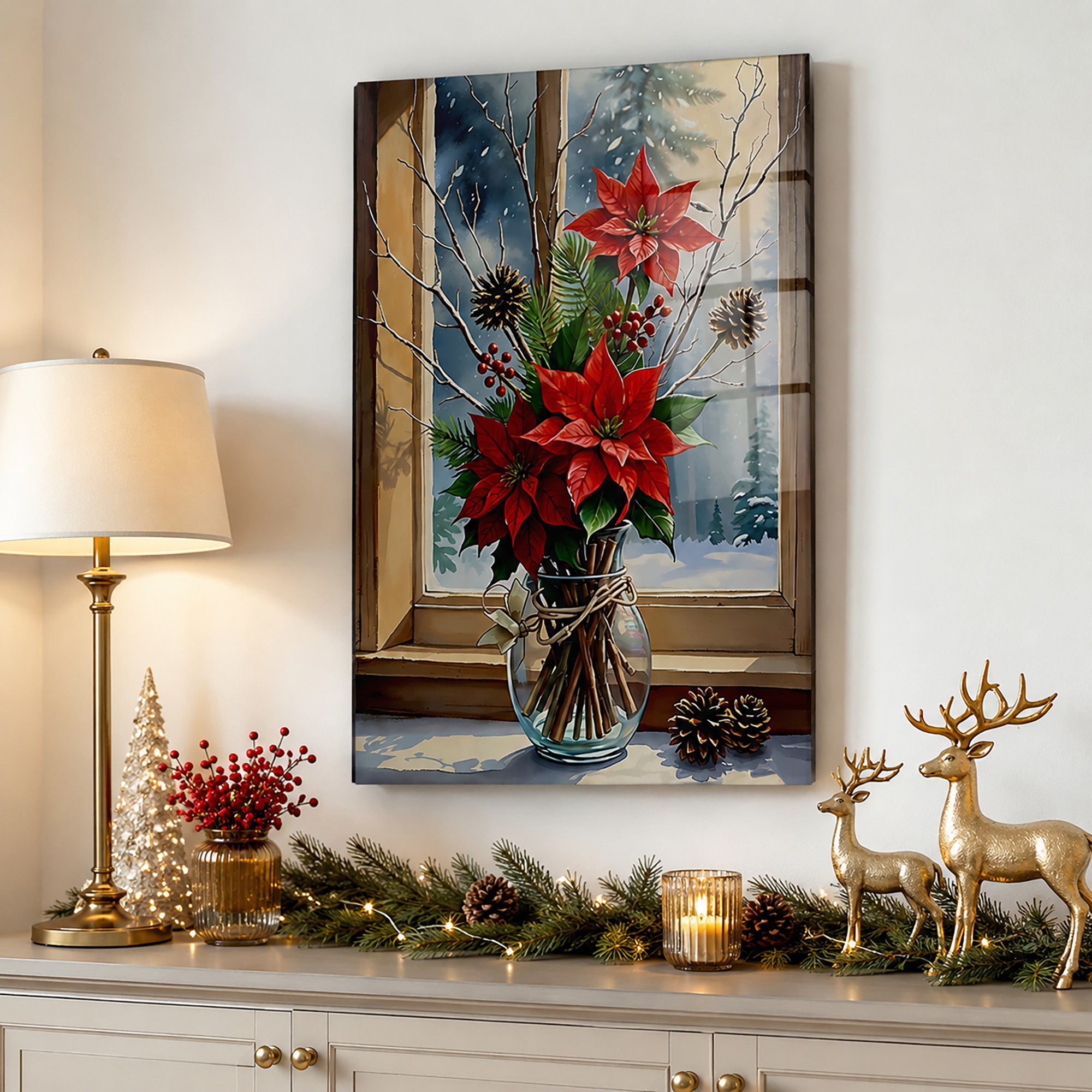 Tablou decorativ, CAM12351, 50 x 70 cm, Multicolor