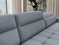 Coltar extensibil dreapta 4 locuri ELTAP, RT-100AUB, Berrto, 306x165x100 cm, lemn/poliester, albastru deschis