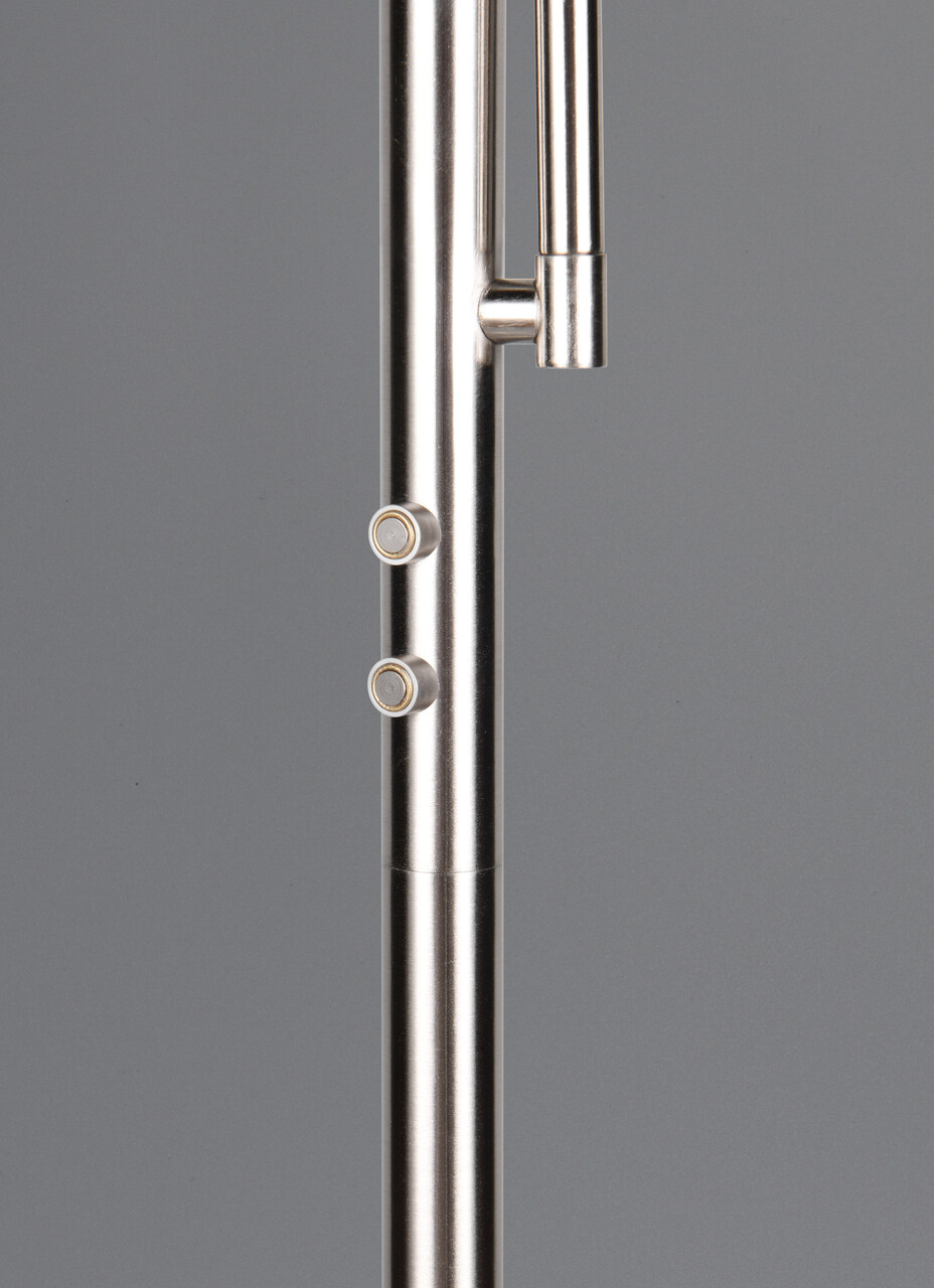 Lampadar Palermo, RL, 28x183 cm, 5W / 18W, 2x SMD, metal, nichel mat - imagine 5