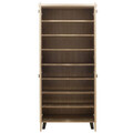 Pantofar cu 4 usi Mantam, Pakoworld, 24 perechi pantofi, 78x40x170.5 cm, PAL melaminat, sonoma