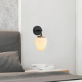 Aplica de perete, Fulgor, 942FLG2108, Metal, Negru / Antic / Crem