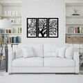 Decoratiune de perete, Arbol - M124, metal, 103 x 65 cm, negru