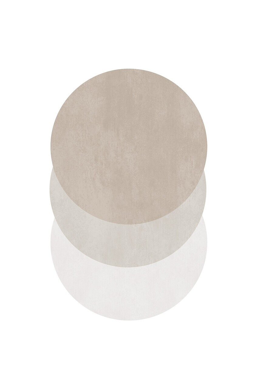 Covor, CLR-0000680-002, 80x140 cm, Poliester, Bej — imaginea 2