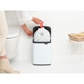 Cos de gunoi, Brabantia, Bo Small, 7 L, 20.7x24.2x31.7 cm, otel, alb