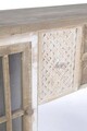Masca pentru semineu Omar, Bizzotto, 120 x 23 x 100 cm, bambus/brad/MDF
