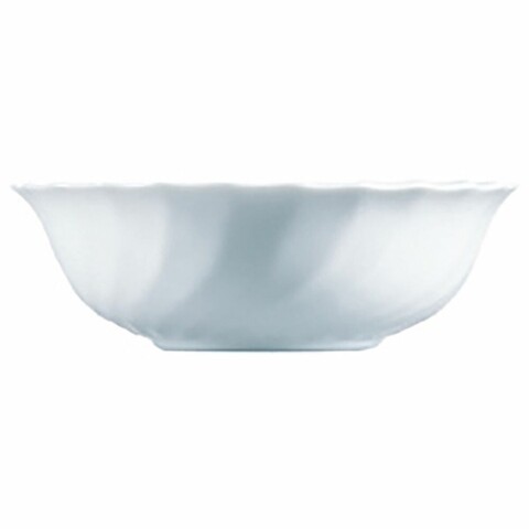 Bol salata, Luminarc, Trianon, Ø 16 cm, sticla, alb