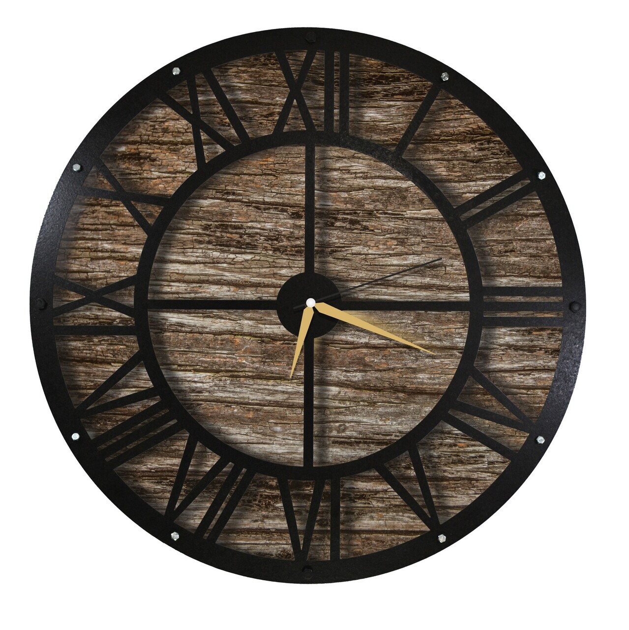 Ceas de perete, MET-MDF-UYART-2019, Dimensiune: 50 x 50 cm, Negru — imaginea 4