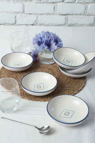 Set boluri pentru sos, Hermia, 275KRM2696, 13 cm, Alb mat
