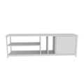 Comoda TV, Retricy, Oneida, 140x35.3x50.8 cm, PAL, Alb