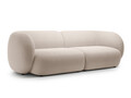 Canapea modulara 4 locuri, Kate, Micadoni, 243x99x76 cm, catifea, bej