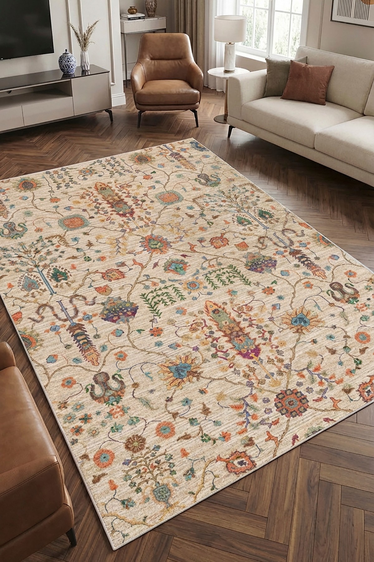 Covor, DC-7501-03, 60x200 cm, Poliester, Multicolor