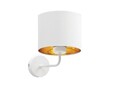 Aplica de perete ELTAP, Vespillo, 26x18x24 cm, 1xE27, 15W, otel/PVC, alb/auriu