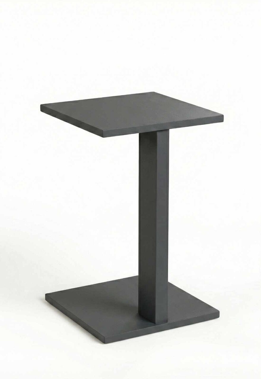 Masuta, Hanah Home, Artmtkcsdtble, 35x56x35 cm, Gri - imagine 4