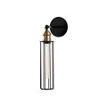 Aplica de perete, Zumra - 705-A, Sheen, 8 x 16 x 40 cm, 1 x E27, 40W, negru