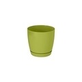 Ghiveci cu farfurie Toscana 19 cm, verde fistic