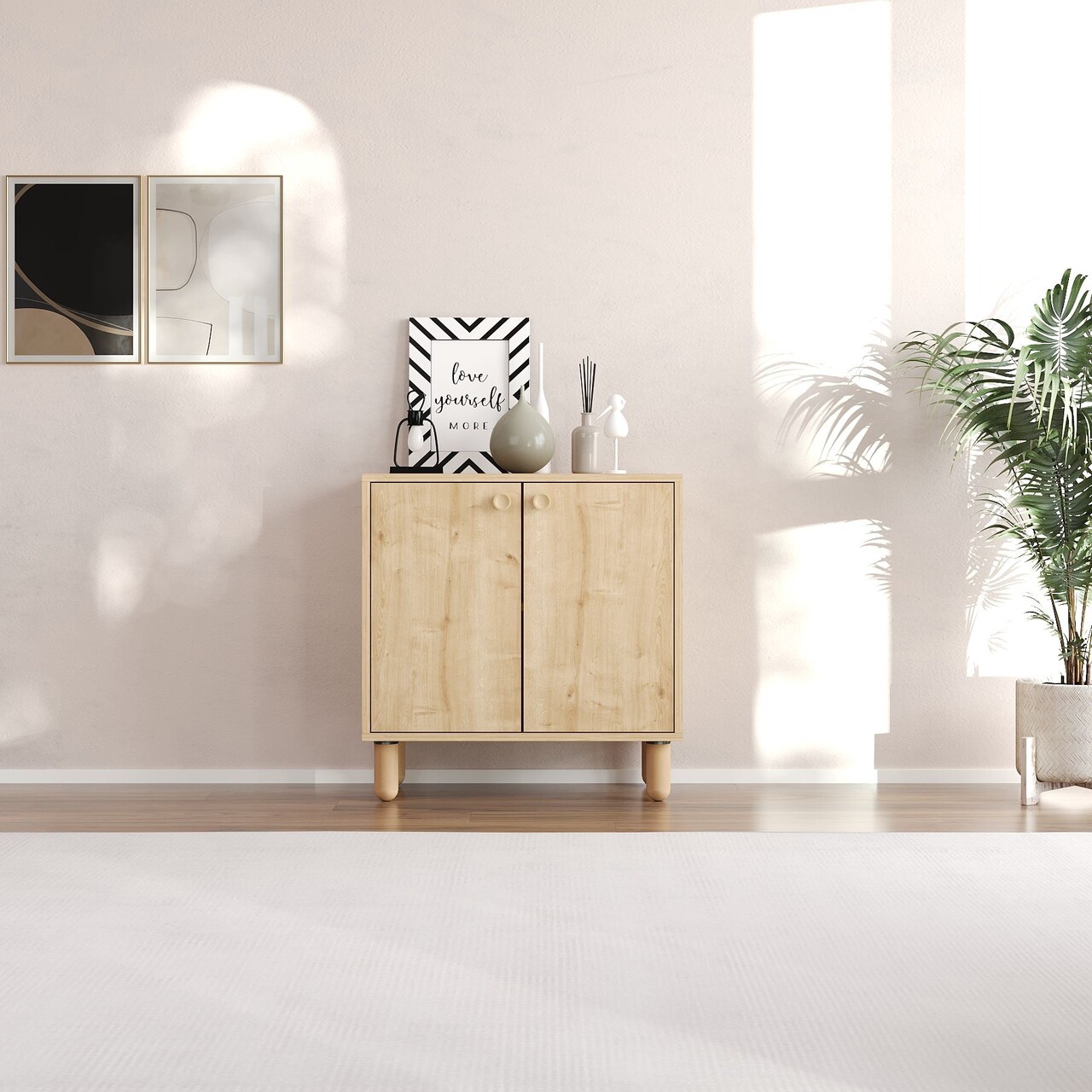 Dulap multifunctional, Odessa, Lina, 72x73x36 cm, Maro - 1 | YEO