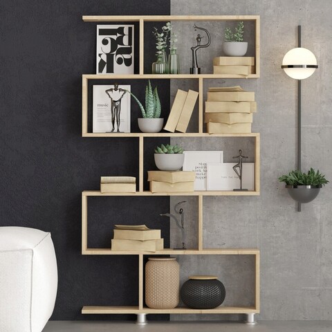 Corp biblioteca, Elegance, Nilüfer, 90x20x156 cm, Stejar Elegance