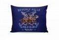 Set 2 fete de perna 50x70, 100% bumbac, Beverly Hills Polo Club, Bej/Maro/Bleumarin/Turcoaz