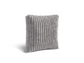 Perna decorativa, Martina-212, Micadoni Home, 65x65 cm, velur, gri deschis