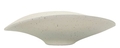 Vas decorativ Elegant, Mauro Ferretti, 41x12x41 cm, polirasina, crem