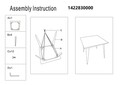 Masa Square Dining, Mauro Ferretti, 80x80x75 cm, fier