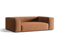 Canapea 3 locuri, Nuria-88, Micadoni Home, 210x110x72 cm, catifea, miere