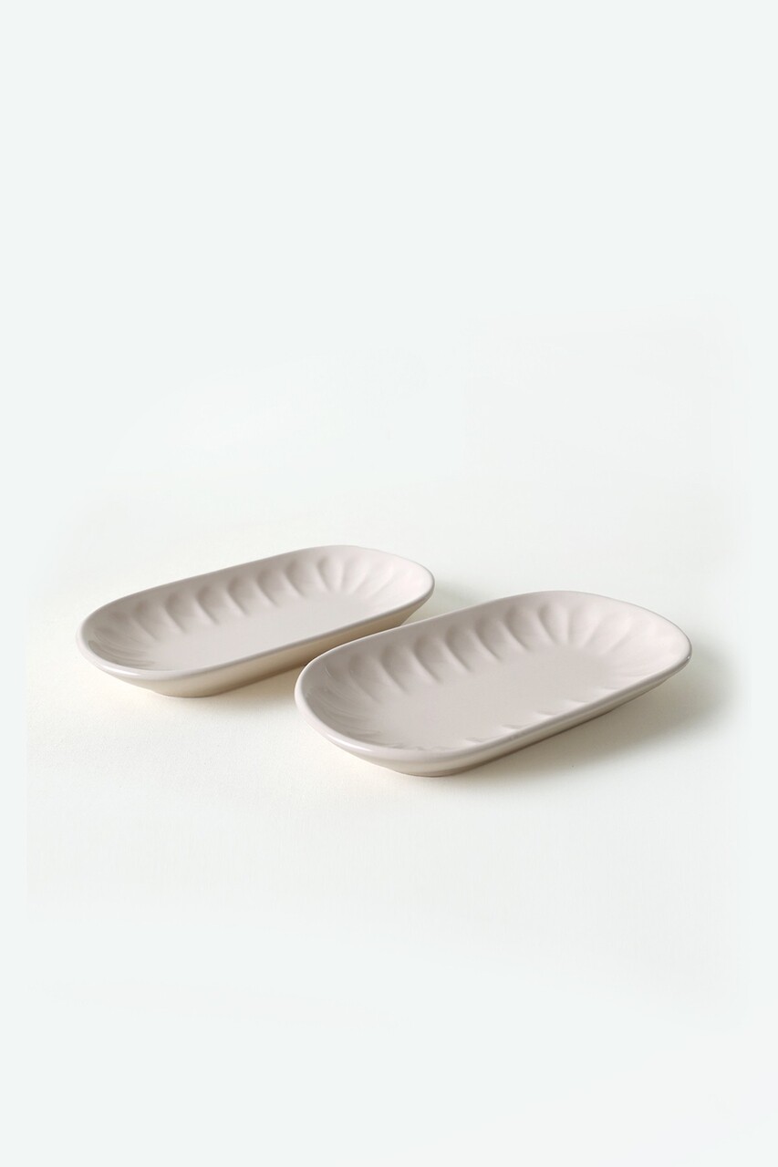 Set platou (2 bucăți), L'essentiel Maison, 275KRM2307, Antibacterian, Crem - view 4