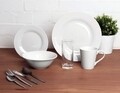 Serviciu de masa 9 piese, Sabichi, Starter, portelan, alb