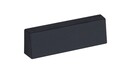 Racleta pentru baie Agana, Wenko, 25x4x22 cm, inox/silicon, negru