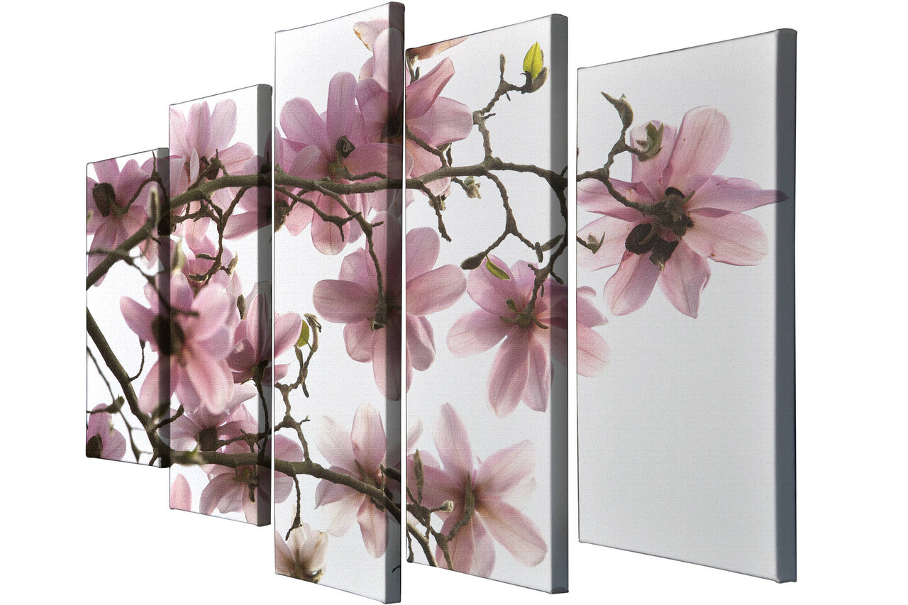 Set 5 tablouri decorative, BC002, 70 x 20 cm, Multicolor - view 3