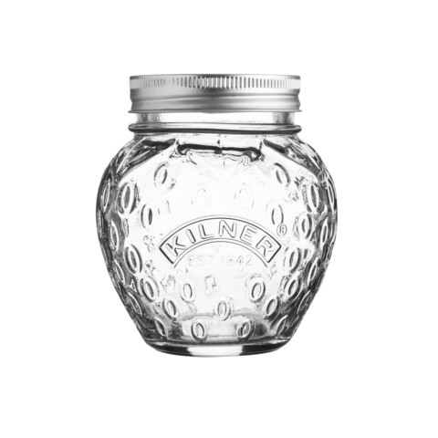 Borcan cu capac, Kilner, Strawberry, 0.4 L, sticla, transparent 0.4