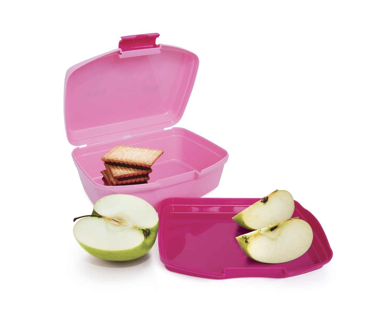 Cutie Pranz Pentru Copii SnackRico, 550 Ml, 16.8x13.5x6.5 Cm, Roz