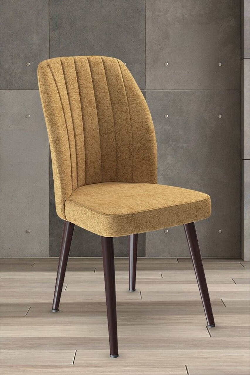 Set scaune 6 piese, Hanah Home, Platinum, Cappuccino/Maro — imaginea 2