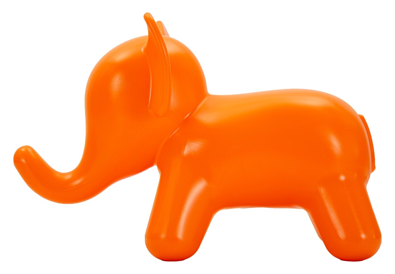 Taburet pentru copii, Mauro Ferretti, Elephant, 86x46x56 cm, utilizare interior / exterior,  plastic, portocaliu - view 6