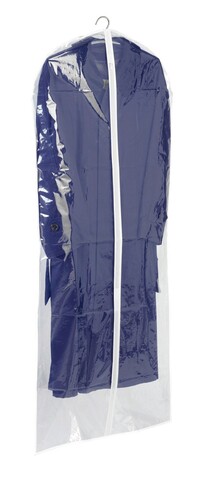 Husa pentru costum, wenko, transparent, 60 x 150 cm, polietilena, transparent