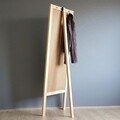 Oglinda de podea Cheval A41, Neostill, 55 x 3.2 x 170 cm, lemn masiv, walnut