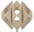 Lampadar Space, Mauro Ferretti, 1 x E27, 40W, 39.5x155 cm, fier, crem