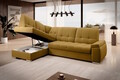Coltar extensibil stanga 3 locuri ELTAP, LT-45NU, Sado, 272x192x95 cm, lemn/poliester, mustar