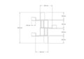 Raft de perete, Asse Home, Bombe  , 105x60x20 cm, Alb