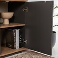 Consola, Lorena, Arista, 180x75x44.5 cm, Antracit / Pin Atlantic