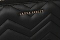 Portofel Ascot, Laura Ashley, 20x3x10 cm, piele ecologica, negru