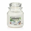 Lumanare parfumata in suport de sticla, Yankee Candle, 60 ore, 340 g, iasomie/bergamota/vanilie