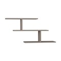 Raft pentru perete Misi, Decortie, 104x22x54 cm, cafeniu