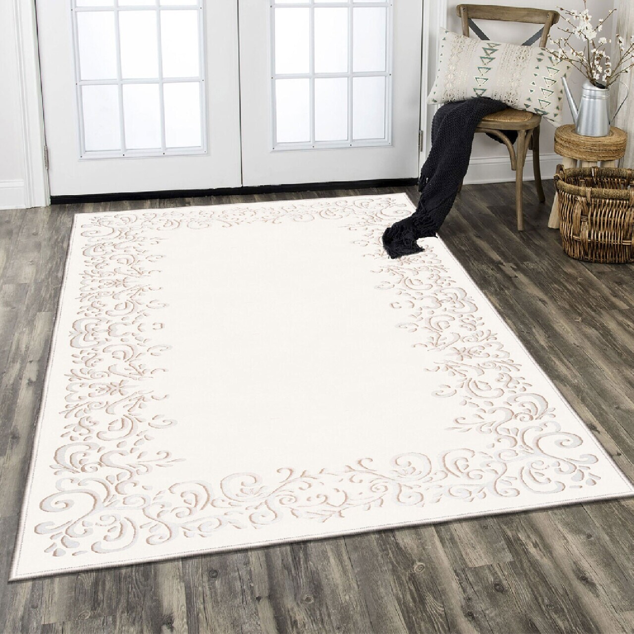 Covor Els1802 80x120 cm Catifea Multicolor