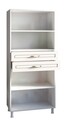 Dulap multifunctional, Rabi, Rb-057, 70x180x33 cm, Alb mat