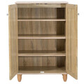 Pantofar cu 2 usi Santi, Pakoworld, 10 perechi pantofi, 60x34.5x91.5 cm, PAL melaminat, sonoma