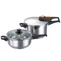 Set 2 oale sub presiune Muhler, MR PC-6322L, 6 L + 3 L, inox