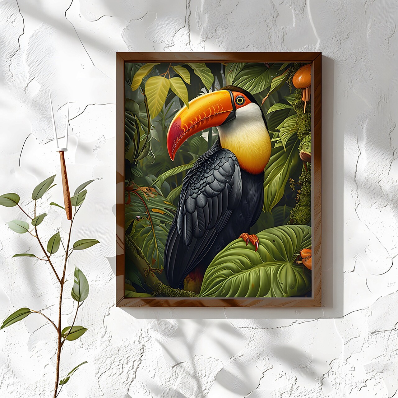 Tablou decorativ, AI190, Cadru: 100% MOLID, Multicolor - view 2