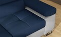 Coltar extensibil stanga 4 locuri, ELTAP, Anton, 272x203x85 cm, lemn/poliester, bleumarin/gri